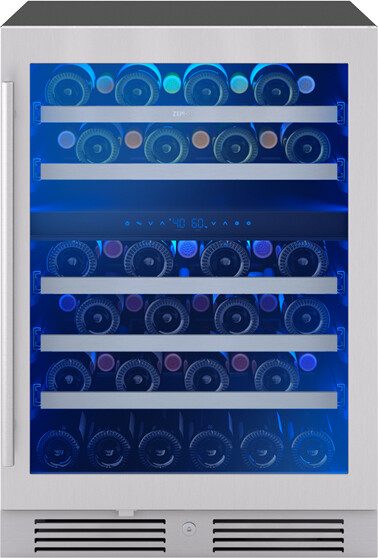 Presrv 24" 45-Bottle Dual Zone Wine Cooler — Zephyr, model PRW24C02CG