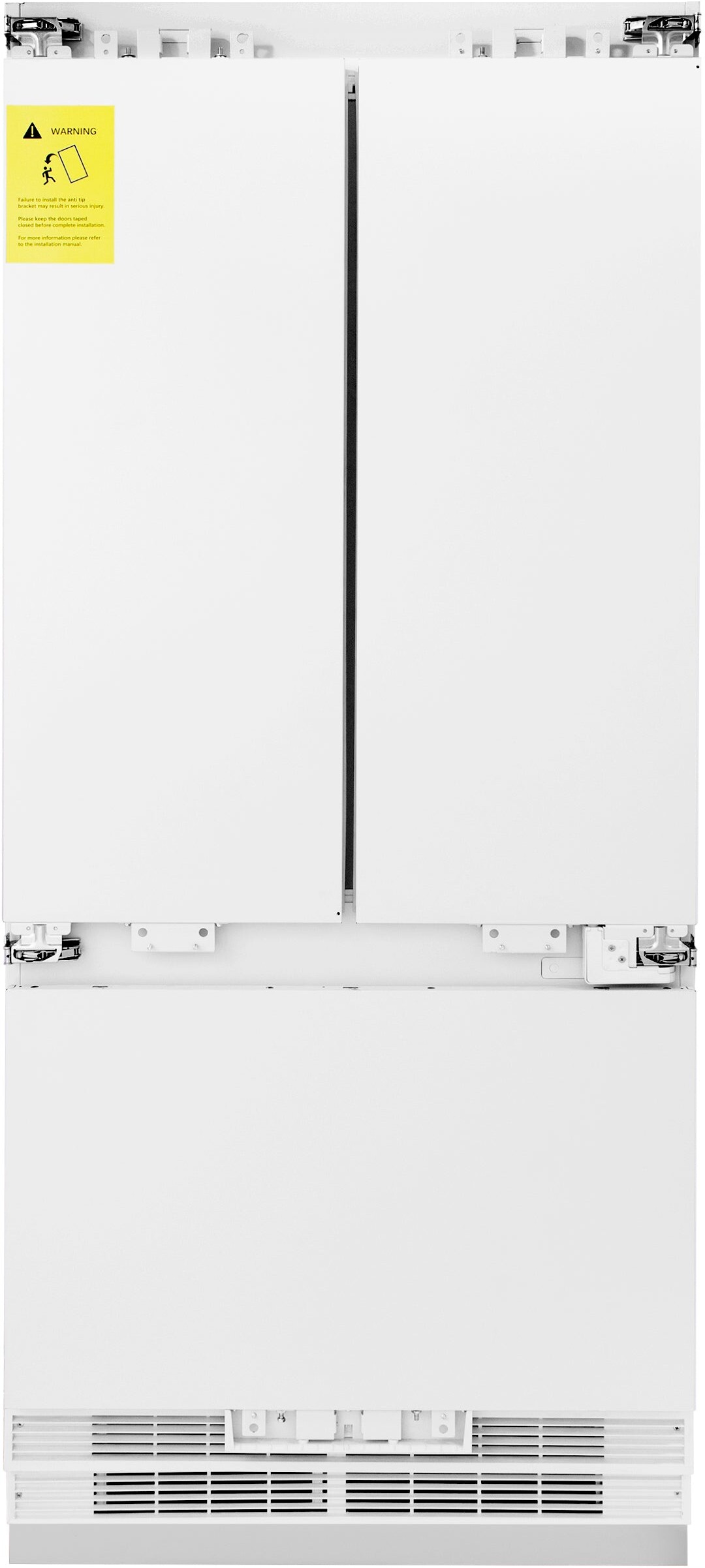ZLINE 36 Inch Built In Counter Depth French Door Refrigerator RBIV36